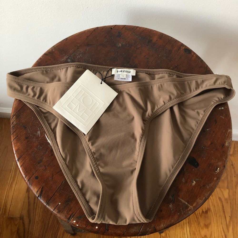 Totême Brown Bikini Bottoms, Size L